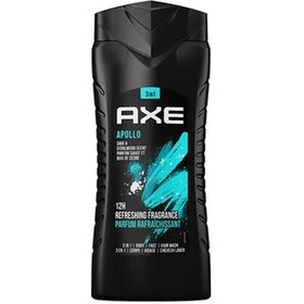 تصویر ژل دوش سه کاره آکس AXE مدل APOLLO حجم 400 میل 