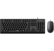 تصویر کیبورد و ماوس رپو مدل X130 PRO Rapoo X 130 Pro Black Keyboard and Mouse With Persian Letters