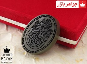 تصویر نگین یشم مذهبی [یا قمر بنی هاشم و صلوات امام حسین و یا ابوالفضل] کد 34793 