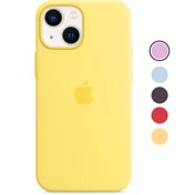 تصویر قاب سیلیکونی اصلی مگ سیف دار آیفون 14 نرمال - Iphone 14 Silicone Case With Magsafe 