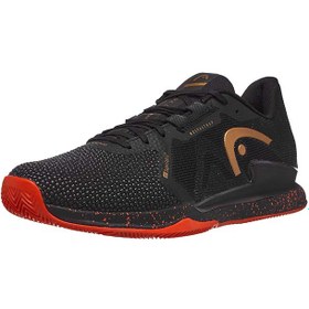 تصویر کفش تنیس مردانه هد | Sprint Pro 3.5 SF Clay Black/Orange 