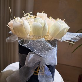 تصویر باکس شمع گل لاله 