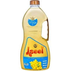 تصویر روغن مایع کانولا اصیل 1.5 لیتری باکس 6 عددی Aseel Canola Oil 1500 ml