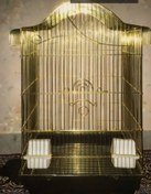 تصویر قفس قابدار بزرگ مدل4007 طلایی - کفی درجه ۱ رنگی 