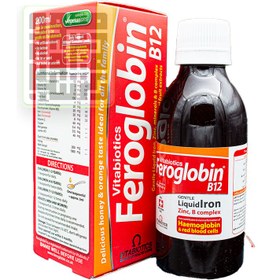 تصویر شربت فروگلوبین B12 ویتابیوتیکس ۲۰۰ میلی لیتر Vitabiotics Feroglobin B12 200 ml