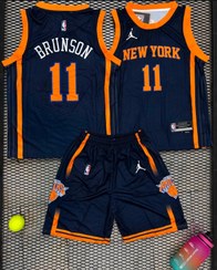 تصویر ست لباس بسکتبال نیویورک نیکس بازیکن برانسن شماره ۱۱ سایز ۳XL 