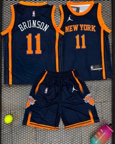 تصویر ست لباس بسکتبال نیویورک نیکس بازیکن برانسن شماره ۱۱ سایز ۳XL 