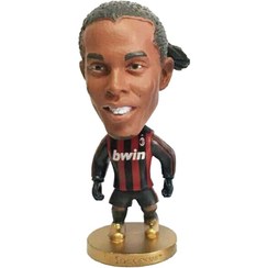 تصویر اکشن فیگور ساکروی رونالدینو میلان کد 01 Ronaldinho Milan SoccerWe Figure