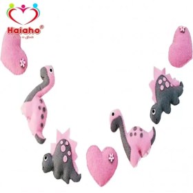 تصویر آویز تخت کودک هیاهو مدل Dinosaurs 