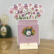 تصویر تقویم طرح گل 1405 