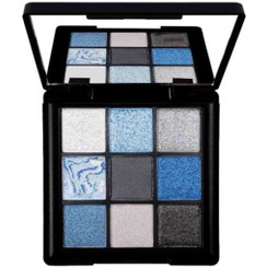 تصویر پالت سایه 9 رنگ شماره 60 میکاپ فکتوری MAKEUP FACTORY مدل Pro Effect حجم 15 گرم MAKEUP FACTORY PRO EFFECT EYE PALETTE BLUE SELECTION 60