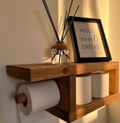 تصویر جادستمال رولی چوبی wooden roll tovel holder