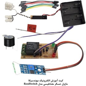 تصویر ماژول سوئیچ مغناطیسی با رله مهندسیکا مدل reedswitch20 