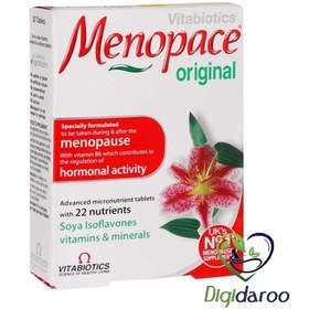 تصویر منوپیس ویتابیوتیکس اورجینال بانوان ۳۰ عددی ا Vitabiotics Menopace Orginal 30 Tabs Vitabiotics Menopace Orginal 30 Tabs