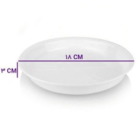 تصویر زیر گلدان 1 سفید120عددی کد2741 