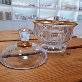 تصویر قندان لب طلا 1016 