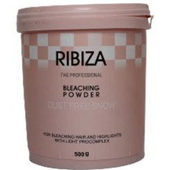 تصویر پودر دکلره ریبیزا سطلی حجم 500گرم ribiza decoloration powder 500 gr