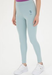 تصویر شلوار راحتی زنانه آبی فیروزه ای یو اس پولو 