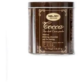 تصویر پودر کاکائو ريحان قوطی 227 گرم مدل REIHAN COCOA Reihan Fine Dark Cocoa Powder 227gr