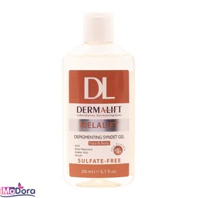 تصویر سیندت ژل روشن کننده پوست ملالیفت Dermalift ا Dermalift Melalift Skin Lightening Syndet Gel Dermalift Melalift Skin Lightening Syndet Gel