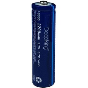 تصویر باتری لیتیوم یون 3.7v سایز 18650 2200mAh مارک DEEPKING 