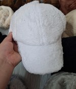 تصویر کلاه و گوش گیر تدی - کلاه سفید 