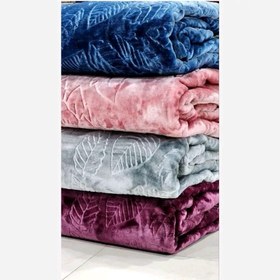 تصویر پتو برلیان یکنفره تک رنگ 