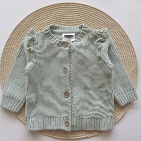 تصویر ژاکت بافت سبز Lilly&Dan 