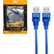 تصویر کابل لینک دوسر نری USB برندP-NET طول 30 سانتیمتر کد 10041 