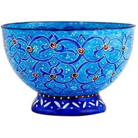 تصویر کاسه مسی میناکاری 