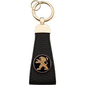 تصویر جاسوئیچی چرم گرد پژو 