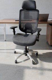 تصویر صندلی مدیریتی گردان M10 پشت توری 