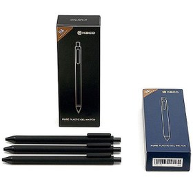 تصویر بسته ده تایی خودکار شیائومی Xiaomi KACO pure Plastic Gel ink Pen 0.5mm K1015 