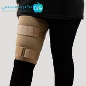 تصویر ران بند طبی نئوپرن پاک سمن فری سایز کد 122 