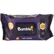 تصویر دستمال مرطوب کودک بامبل بسته 120 عددی Bumble baby wet wipes 120pcs