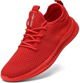 تصویر FUJEAK Women Walking Shoes Athletic Casual Road Running Breathable Fashion Sneakers Gym Tennis Lace Up Comfortable Lightweight Shoes 