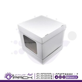 تصویر جعبه کیک بزرگ مقوایی کد CK03 