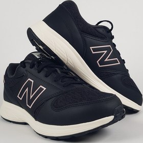 تصویر کفش ورزشی زنانه نیوبالانس 550 مشکی لوگو صورتیNEW BALANCE (walking 550 ) 