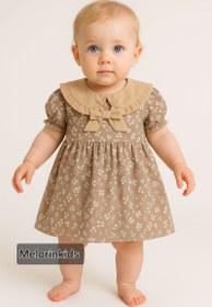 تصویر پیراهن نوزادی دخترانه دلبر ملورین 