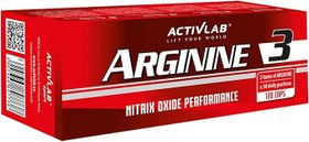 تصویر ال آرژنین 120 کپسول اکتیولب ActivLab Arginine 3 120 caps