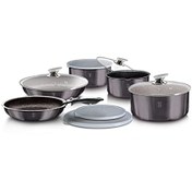 تصویر Berlinger Haus Aluminium 12 Pieces Cookware Set, Metallic Line Carbon Pro Edition, Grey, Hungary 