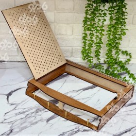 تصویر باکس3میل چوبی کاور جعبه فیوز 35*25 بزرگ 