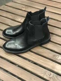 تصویر نیم بوت چرم مردانه 