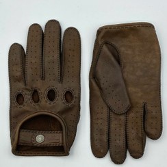 تصویر دستکش چرم رانندگی HM defleron 
