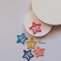 تصویر ست گیره تقتقی ستاره ای سایز بزرگ 