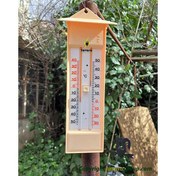 تصویر دماسنج ماکزیمم مینیمم تی اف ای مدل الکلی یا جیوه‌ای 