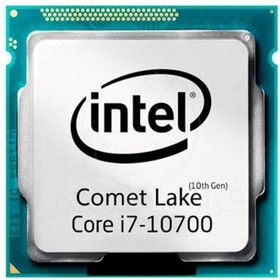 تصویر پردازنده کامپیوتر اینتل مدل Core i7-10700 Comet Lake Tray Intel Core i7-10700 Comet Lake Tray Computer Processor