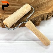 تصویر وردنه غلتکی 15 سانت چوبی 