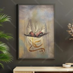 تصویر تابلو حضرت علی (ع) کد MZ125 