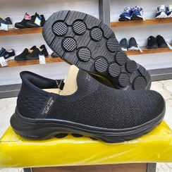 تصویر اسکچرز زنانه هندزفری مدل SKECHERS SLIP-INS Go Walk 7 125219-BBK 